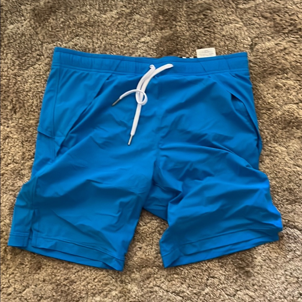 Yohji Yamamoto Vibrant Blue Swim Board Shorts